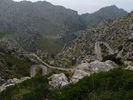 les impressionnants lacets sur la route de Sa Calobra