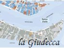 l'�le de la Giudecca �pouse la forme du Dorsoduro, elle sert de cit�-dortoir pour les v�nitiens.