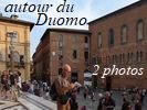 le parvis du Duomo