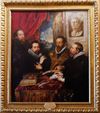 Les Quatre Philosophes - de Rubens (� gauche, autoportrait...) -
