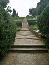 escalier baroque permettant d'acc�der au belv�d�re