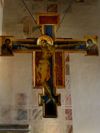 Christ de Cimabue restaur� suite aux inondations de 1966 (fin)