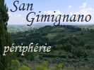 paysage vu de la colline de San Gimignano