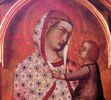 retable de Lorenzetti - regards intenses entre m�re et fils (fin)