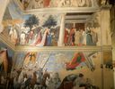 le grand oeuvre de Piero della Francesca couvre enti�rement le choeur - le th�me en est la d�couvert de la Croix.