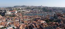 le sud avec � nouveau la cath�drale, le Douro et Vila Nova de Gaia 