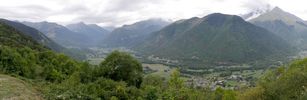 la cr�te de Grascou�ou vue du village de Grailhen