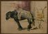 Cheval de trait au ch�teau de C�leyran (1881)